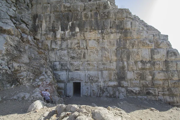 Antik bugüne kadar Nimrod uçağı Kalesi. megalitik yapısı. — Stok fotoğraf