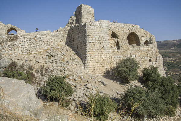 Ancient Nimrods fortress. Megalithic structure.