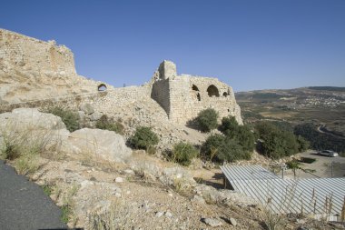 Antik bugüne kadar Nimrod uçağı Kalesi. megalitik yapısı.