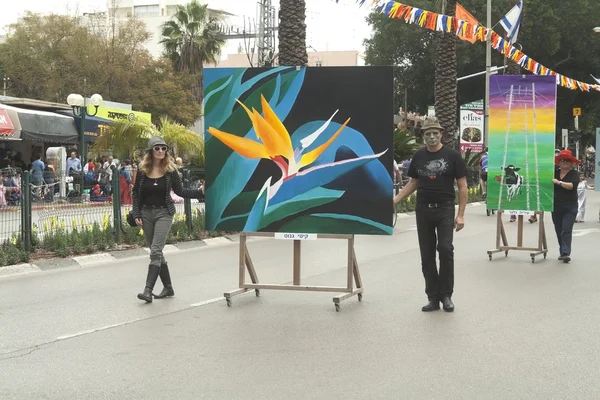 Purim karnaval. — Stok fotoğraf