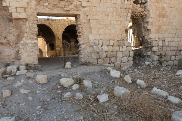 Ruinerna av fästningen crusader. — Stockfoto
