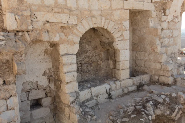 Les ruines de la forteresse croisée en Israël . — Photo