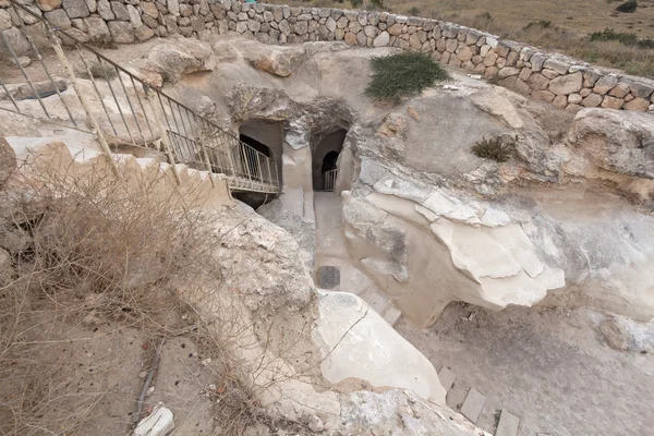 イスラエルの古代の地下都市. — ストック写真