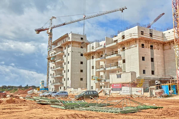 Construcción Una Zona Residencial Imágenes de stock libres de derechos