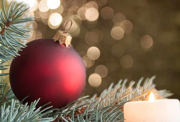 Natal com velas — Fotografia de Stock