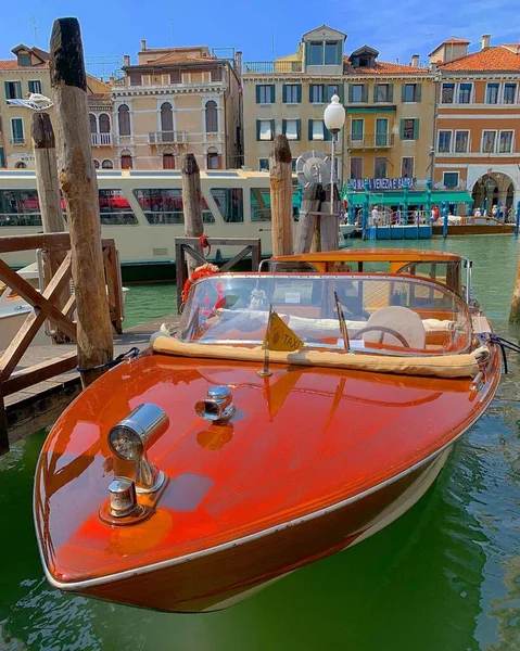 Venice Italy July Colorful Picturesque View Famous Street City — ストック写真