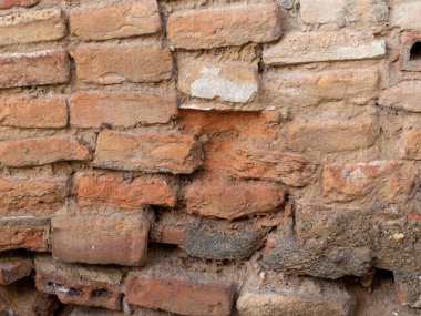 arka plan eski yıpranmış tuğla duvar