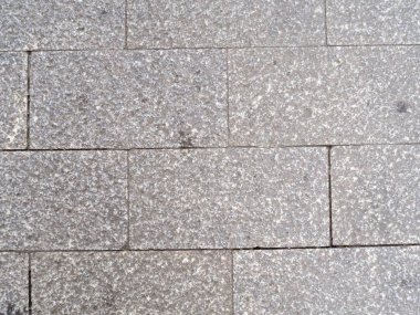 Duvardaki beyaz granit. Granit döşeme dokusu