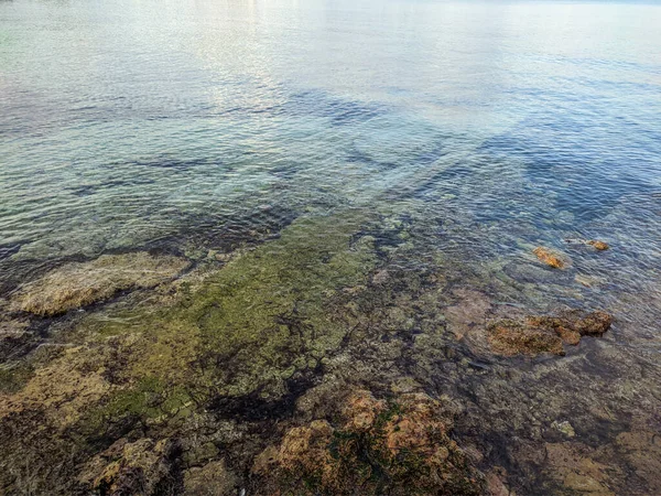 イビザ島のターコイズブルーの水 休日のコンセプト 本部イメージ — ストック写真