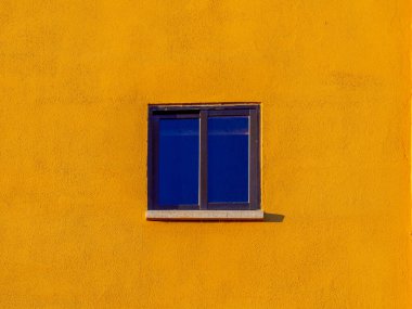 Full color window on a Mediterranean island..HD image