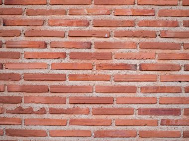 Eski grunge tuğla duvar arka plan kırmızı renk. Yüksek kalite fotoğraf