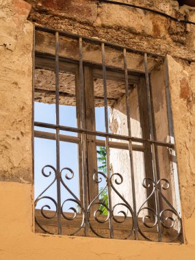window of an ancient building in an ancient european city hd image