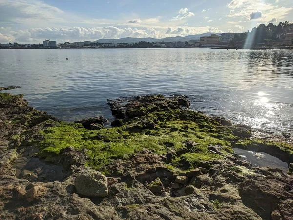 sunset at sunset on a beach in Ibiza, travel concept hd image