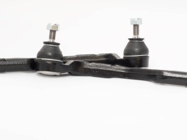 Beyaz bir arka planda izole edilmiş araba pisti direksiyonu. hd resmi