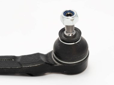 Beyaz bir arka planda izole edilmiş araba pisti direksiyonu. hd resmi