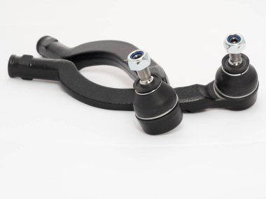 Beyaz bir arka planda izole edilmiş araba pisti direksiyonu. hd resmi