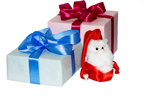 Santa Claus con regalos — Foto de Stock