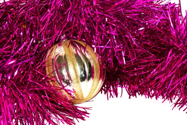 Tinsel con giocattoli — Foto Stock