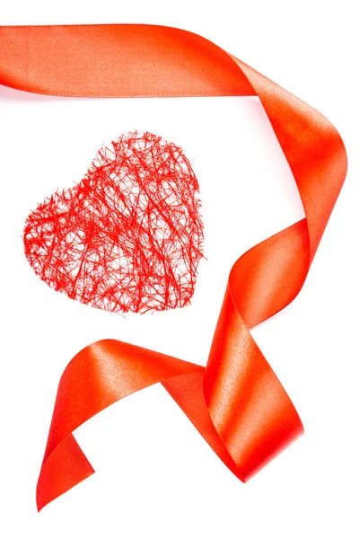 Cuore rosso — Foto Stock