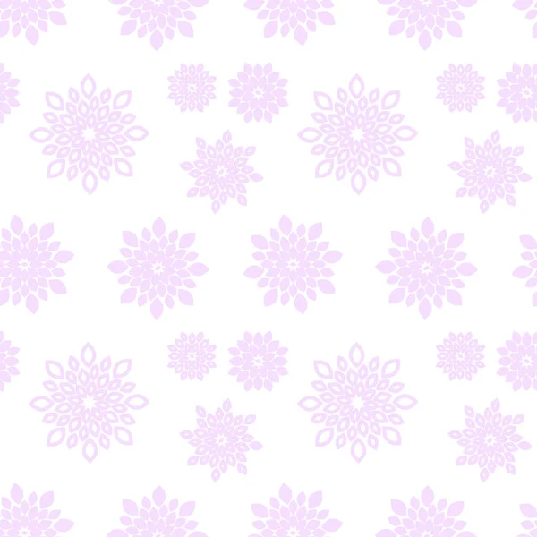 Hellrosa Floral Repeat Pattern Hintergrund — Stockvektor