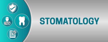 Gri Stomatoloji Arkaplan İllüstrasyon SancağıName