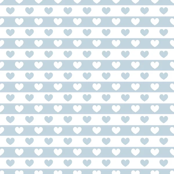 Heart Pattern Design Grijze Streep Achtergrond — Stockvector