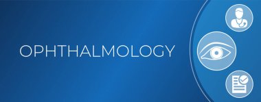 Oftalmoloji Banner İllüstrasyon Arkaplanı 