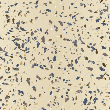 Bej Rock Terrazzo Taş Yapısı Kusursuz Desen Tasarımı