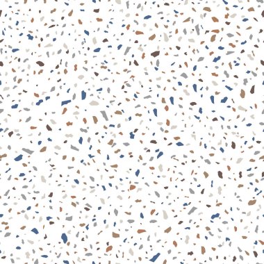 Terrazzo Taş Yapısı Kusursuz Desen Whie Arkaplan Tasarımı