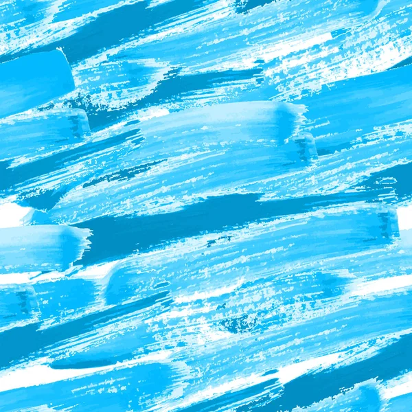 Блакитні Пензлі Безшовні Візерунки Дизайн — стоковий вектор