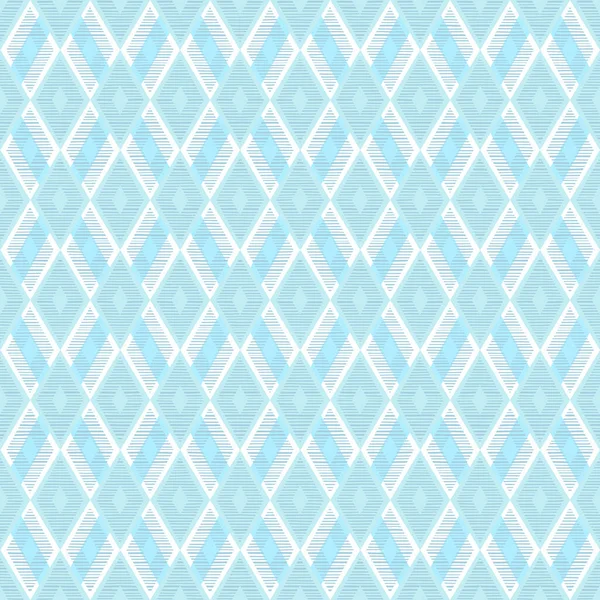 Hermoso Azul Pastel Geométrico Sin Costura Patrón Vector Diseño Rombo — Vector de stock