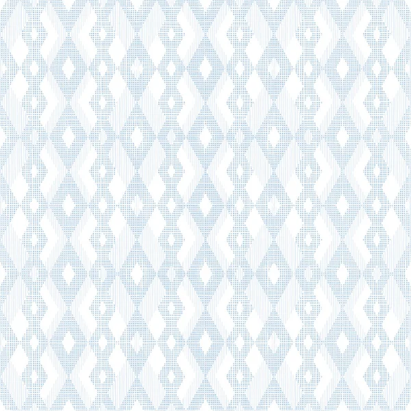 Motif Géométrique Blanc Abstrait Vecteur Sans Couture Avec Forme Losange — Image vectorielle