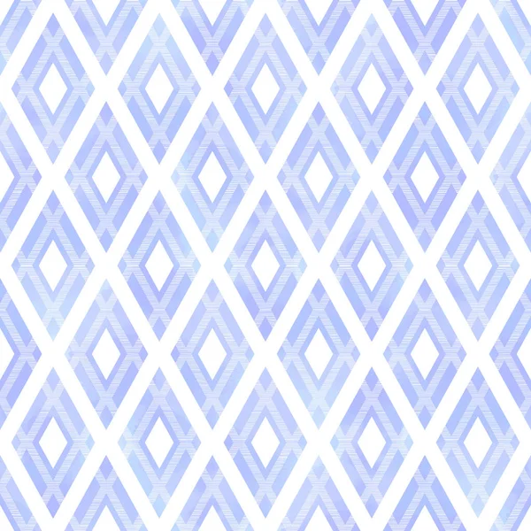 Vecteur Motif Sans Couture Bleu Pastel Avec Formes Géométriques Losanges — Image vectorielle