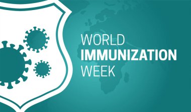 World Immunization Week Vector Illustration Background Design