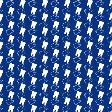 Koyu Mavili Diş Modeli Tasarımı