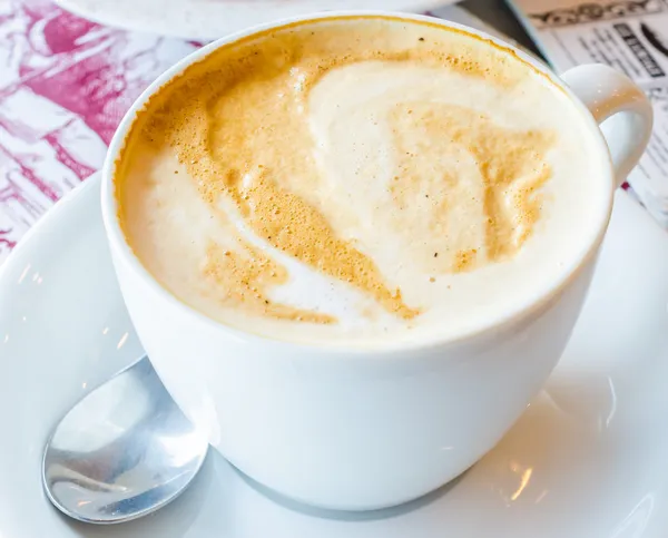 Hot latte — Stock Photo, Image