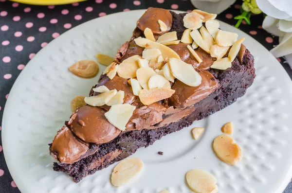 Brownie cake — Stockfoto