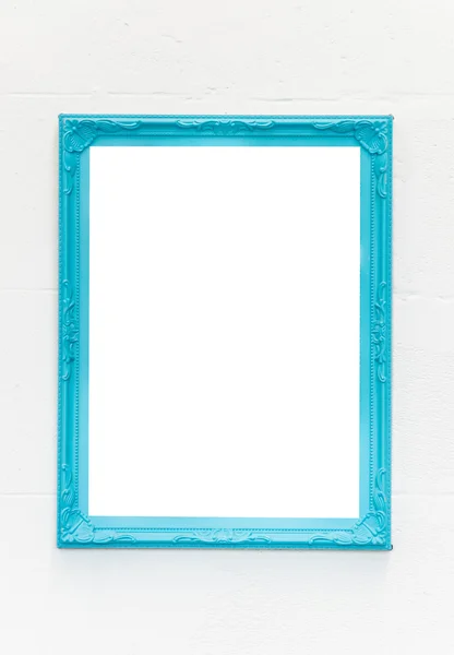 Blue empty frame — Stock Photo, Image