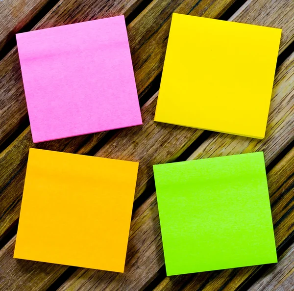 Color paper note — Stock Photo, Image