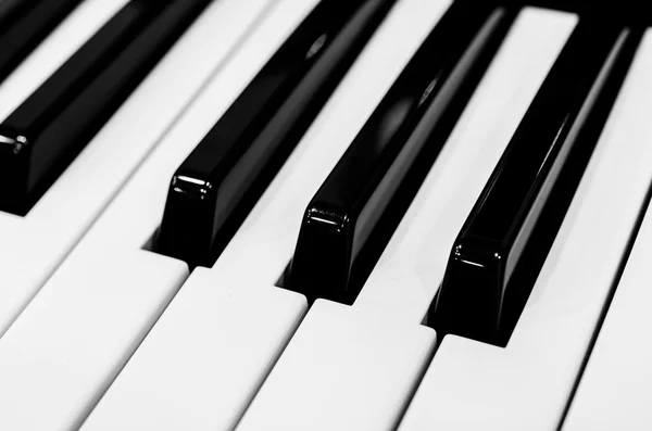 Teclas de piano — Fotografia de Stock