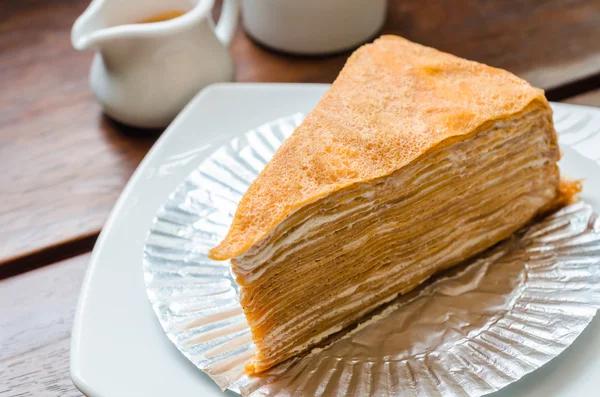 Crêpe taart — Stockfoto