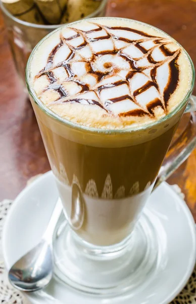 Cappuccino kaffe — Stockfoto