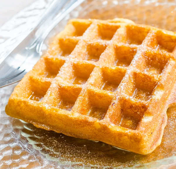 Honey Waffle — Stock Photo, Image