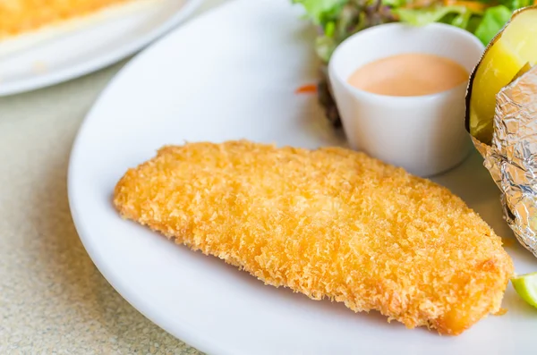 Filete de pescado frito —  Fotos de Stock