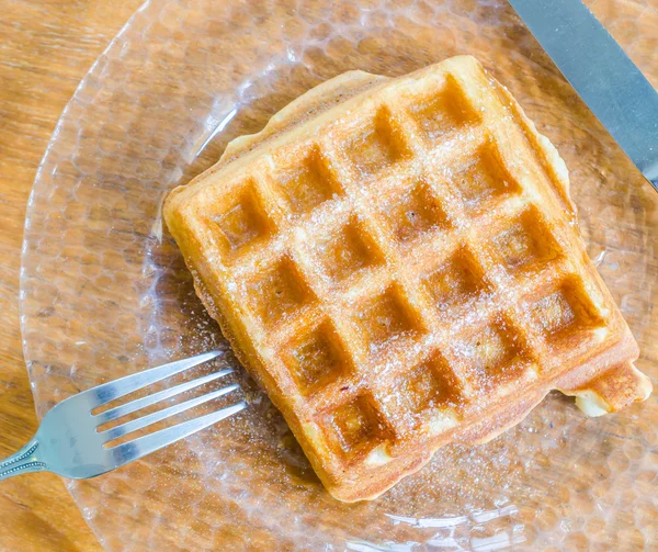 Honey Waffle — Stock Photo, Image