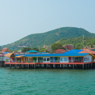 Yerel ev Island ilinde pattaya, Tayland.
