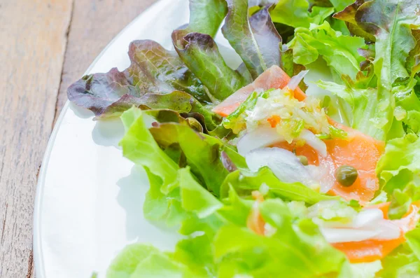 Somon salatası — Stok fotoğraf