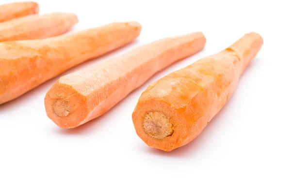 Carota su sfondo bianco — Foto Stock