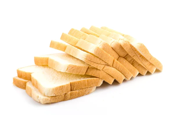 Pane su sfondo bianco — Foto Stock