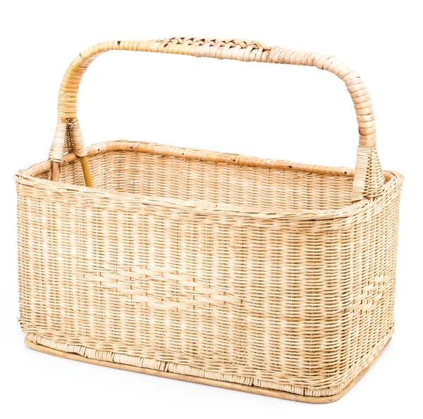 Basket on white background — Stock Photo, Image